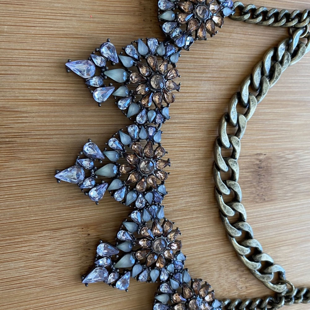 Baublebar Two Layer Gemstone Statment Necklace - image 6